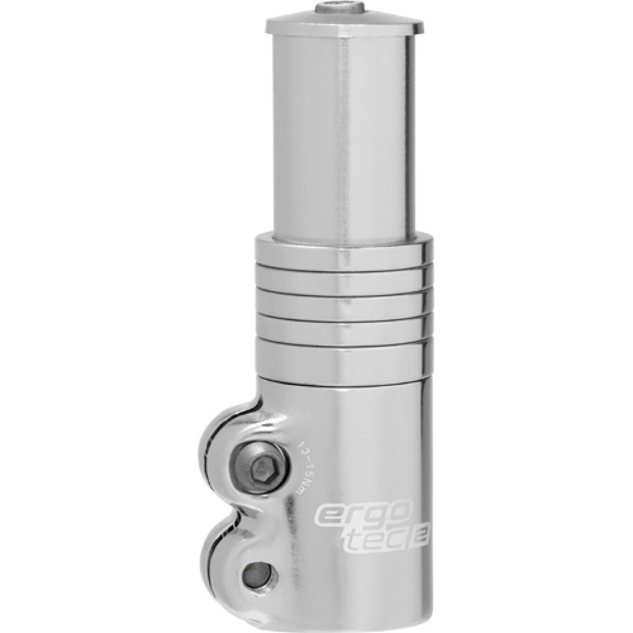 Humpert/Ergotec Humpert Vorbauerhöhung Ahead 31 - mm 1 1/ silber - Aluminium Lenkererhöhung für Fahrräder - 31.8 mm - Adapter