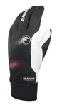 CHIBA Bernina Thermo - Radhandschuhe, winddicht, Primaloft, Größe 6,5, schwarz/pi