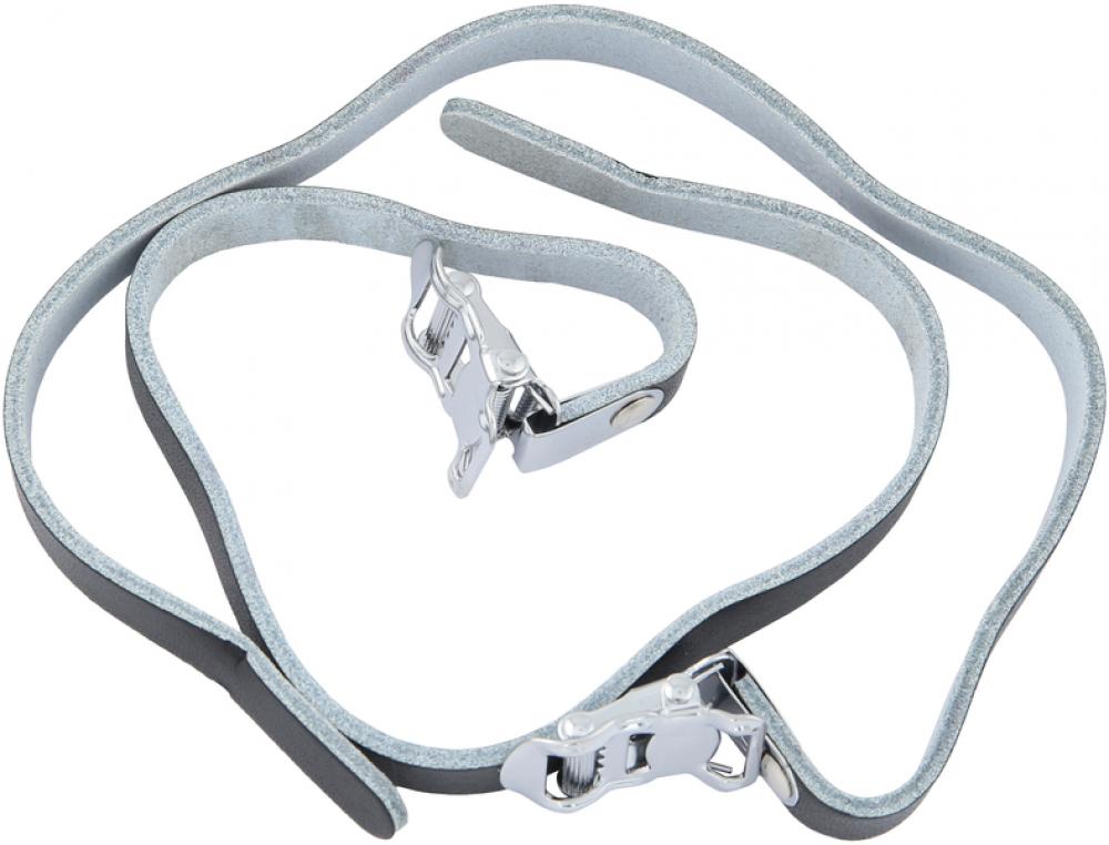 Contec Pedalriemen Leather Strap schwarz
