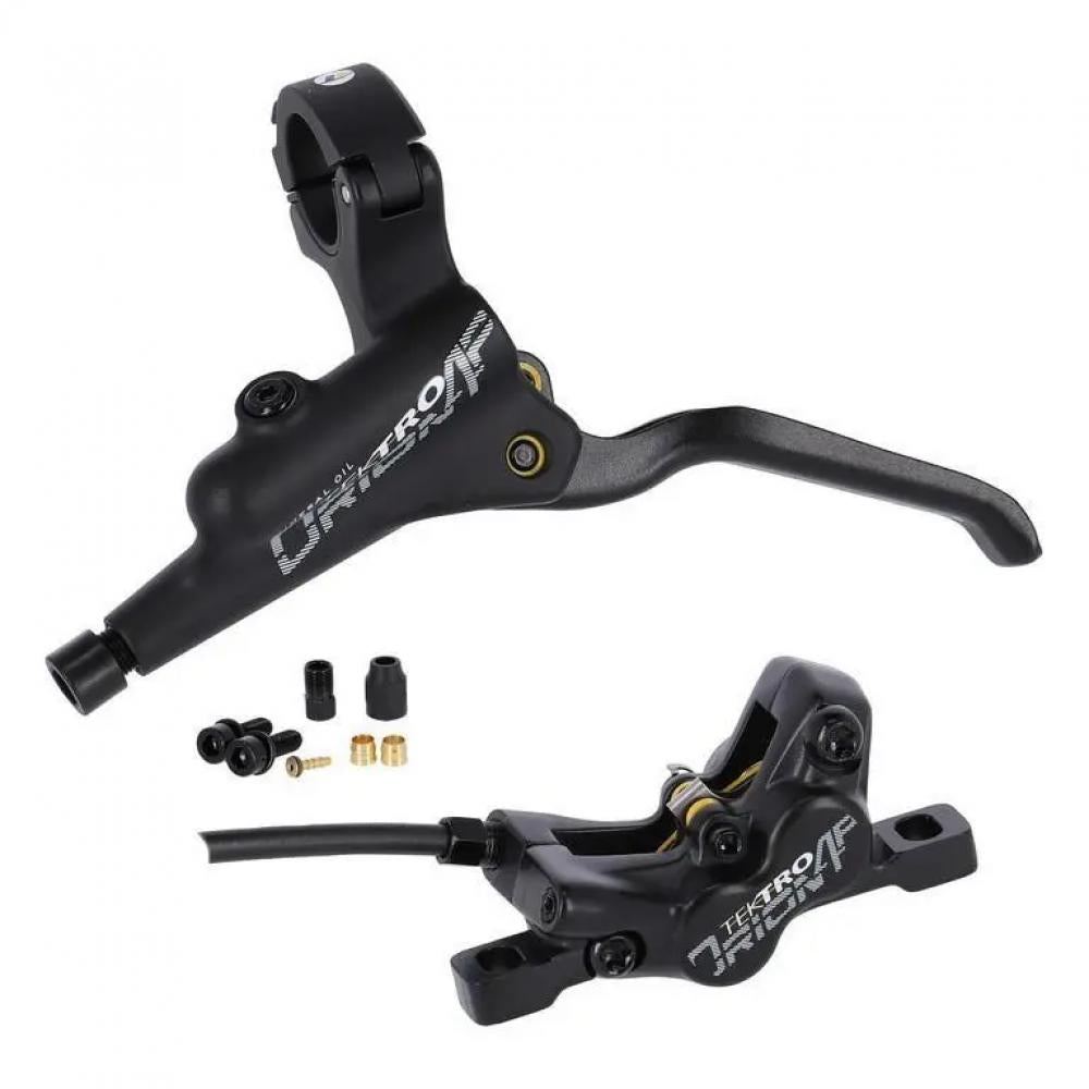 TEKTRO Orion 4P HD-M745 schwarze 4-Kolben-Scheibenbremse für Fahrräder.