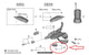 SHIMANO untere Abdeckung f.ST-EF515, links, m.Befestigungschr. M3x7mm general - 515,, 3x7mm, 7mm
