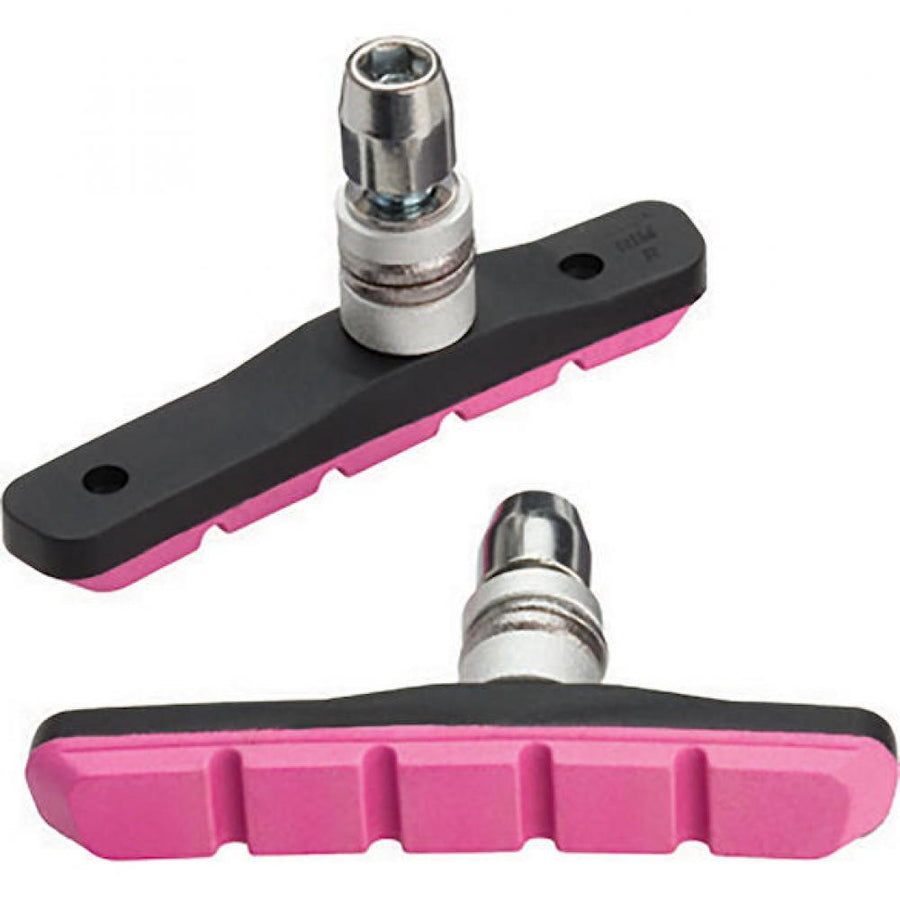 Jagwire Mountain Sport Bremsschuhe V-Brake - All-Weather Comp Mischung Pink