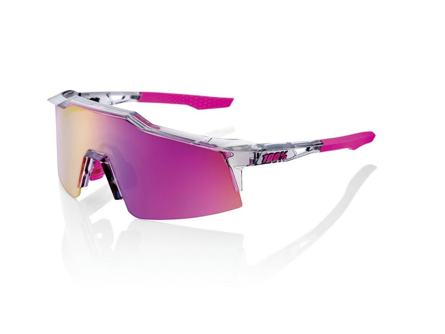 100% Speedcraft SL - Mirror Lens unis Tokyo Nights / Transl. Grey - Performance-Radsportbrille