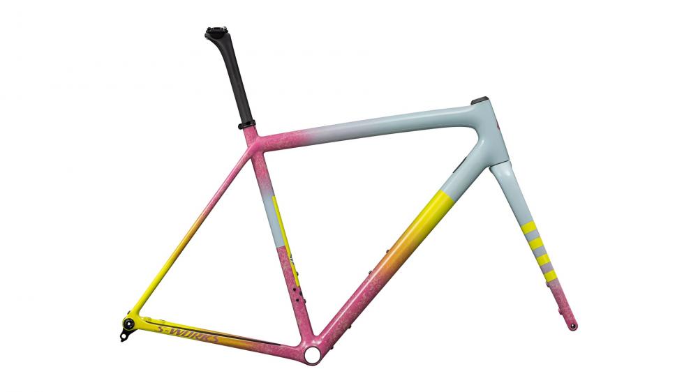 CRUX SW Rahmenset - Sea/Rebel Pink/Ion Metall - Größe 61cm - Unbekannt