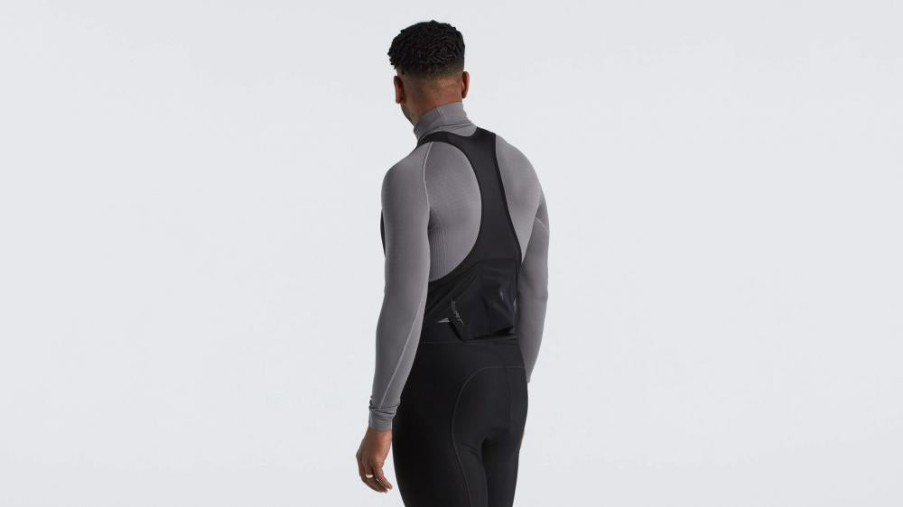 SEAMLESS ROLL NECK BASELAYER LS MEN GRY S/M - Bekleidung