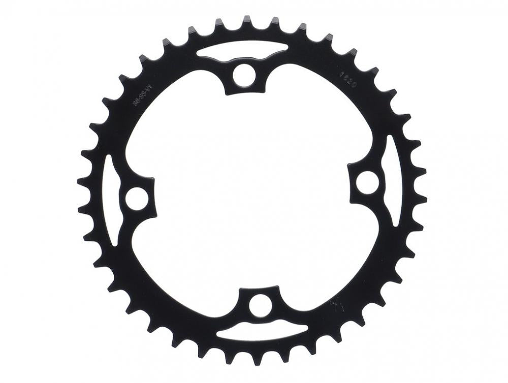 Truvativ Kettenblatt 38 Zähne Stahl schwarz für Mountainbike und Trekking.