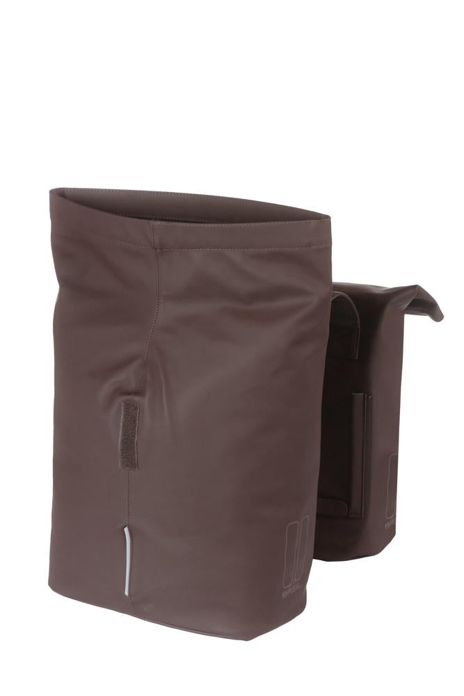 Basil Doppelpacktasche City roasted brown 12x29x30 cm 28 bis 32l