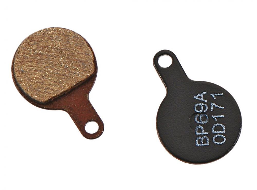 TEKTRO Novela Disc Bremsbeläge, semi-metallisch, schwarz und braun, Hochleistungs-Ersatzbeläge für Fahrräder.