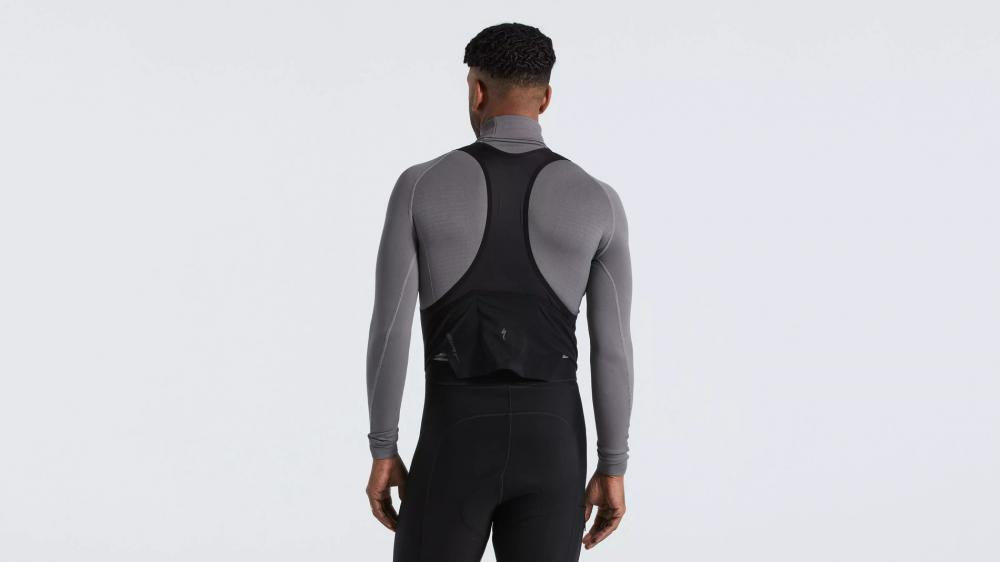 SEAMLESS ROLL NECK BASELAYER LS MEN GRY S/M - Bekleidung