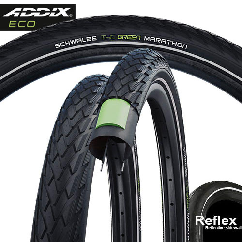 Schwalbe Reifen Marathon 28x1.25\" 32-622 schwarz Reflex E-25 HS620 Draht