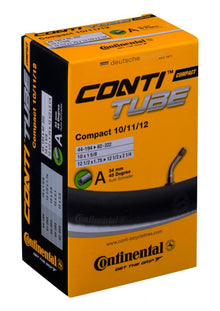 Continental Schlauch Compact 10"/11"/12 10 - zuverlässiger Fahrradschlauch mit 45° AV-Ventil