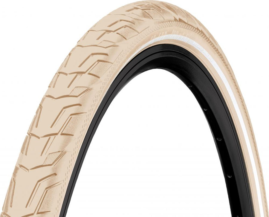 Continental Drahtreifen RIDE City 37-622 | 28x1.40 Zoll E-25 Reflex creme Extra Puncture Belt Safety Level 5