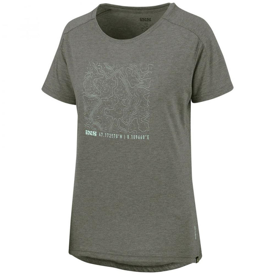 IXS Sports Division iXS Flow Women Contour Tech Tee 40 graphite - funktionelles Bike-Shirt