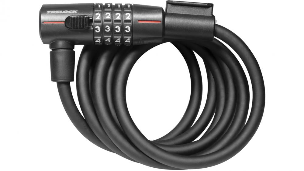 Trelock Zahlen-Kabelschloss KS 415 Code Länge 110 cm Ø 15mm schwarz