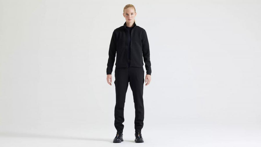 TRACK JACKET WMN BLK XL - Damen Trainingsjacke Schwarz Größe XL