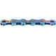 KMC X12 Fahrradkette 12-fach 126 Glieder 1/2 x 11/128 Zoll Aurora Blau - Double X-Bridge Schaltperformance