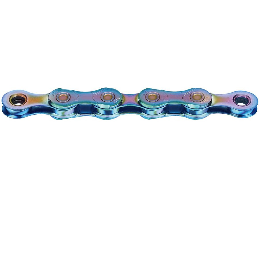 KMC X12 Fahrradkette 12-fach 126 Glieder 1/2 x 11/128 Zoll Aurora Blau - Double X-Bridge Schaltperformance