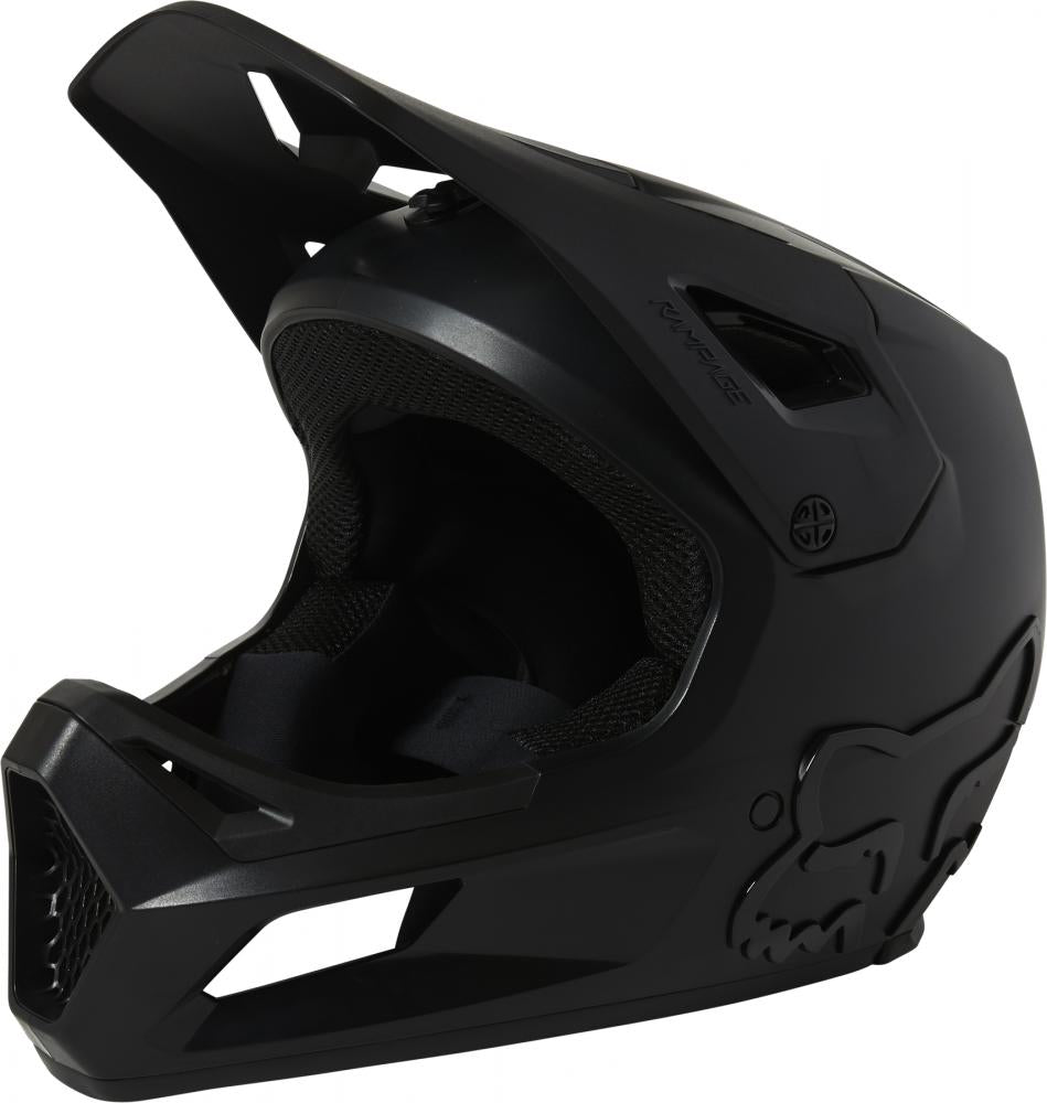 FOX YTH RAMPAGE HELMET Full Face Black Größe YL