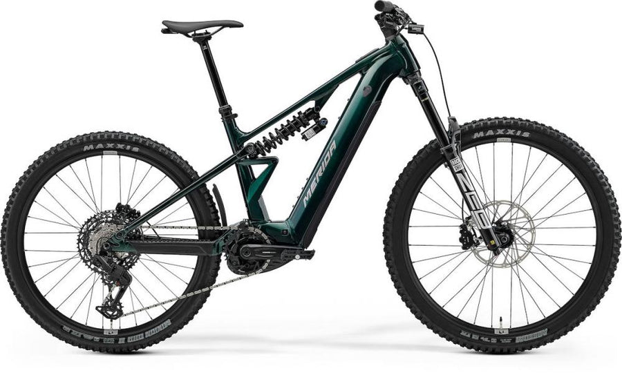Merida eONE-EIGHTY FR 800 halo green(grey) XL grün - kraftvolles E-MTB für anspruchsvolle Trails