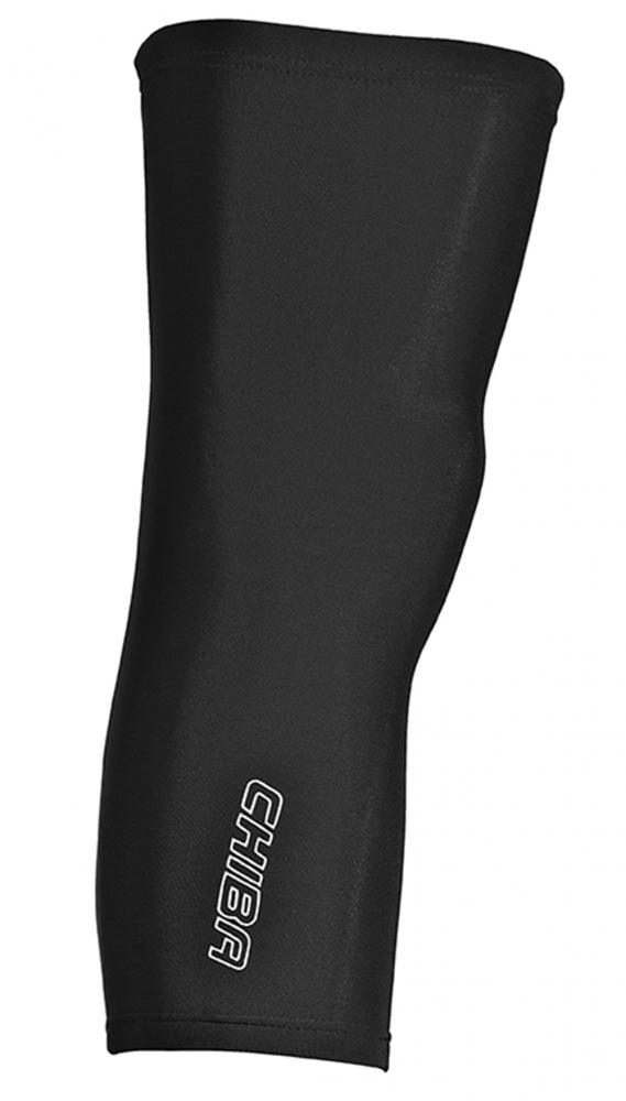 CHIBA Knieling - XL, schwarz, atmungsaktives Thermofleece, wärmender Kniewärmer