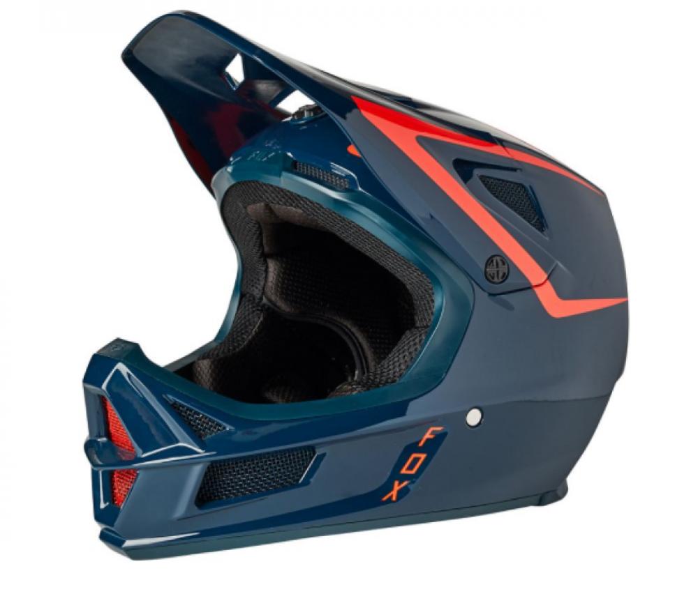 FOX Helm RAMPAGE COMP REPEAT CE CPSC Full Face Schutz Helm dark indigo 2X