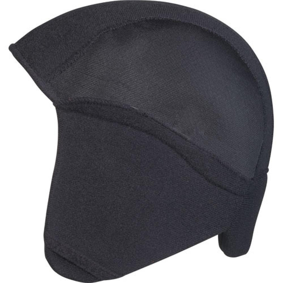 ABUS Winter Kit Helmmütze schwarz M, Vliesmütze mit Ohrenschutz ersetzt Helmpolster für Fahrradhelme bei Kälte.
