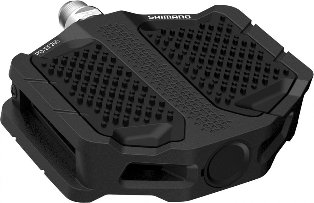 SHIMANO Pedal PD-EF205 Schwarz Flat Pedal - Schwarz