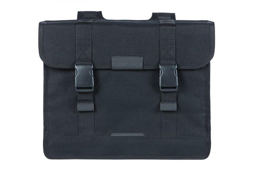 Basil Doppeltasche Kavan Eco Classic schwarz 37x33x24 cm 58l