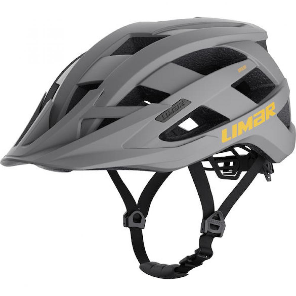 Limar Alben Matt Gray L Grau - leichter MTB-Helm mit maximaler Abdeckung