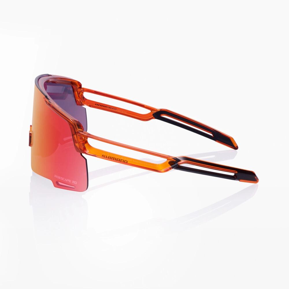 SHIMANO BRILLE EQUINOX 5 RIDESCAPE ROAD Größe M ORANGE - maximale Sicht und Tragekomfort