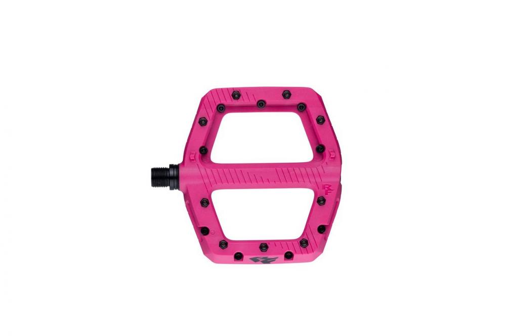 Race Face Chester Large Plattform-Pedal, magenta lila - griffiges MTB-Pedal mit aktueller Technik