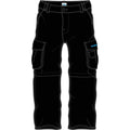 SHIMANO SHIMANO WORKSHOP ZIP PANTS Hose BLACK S 65% PES 35% Cotton