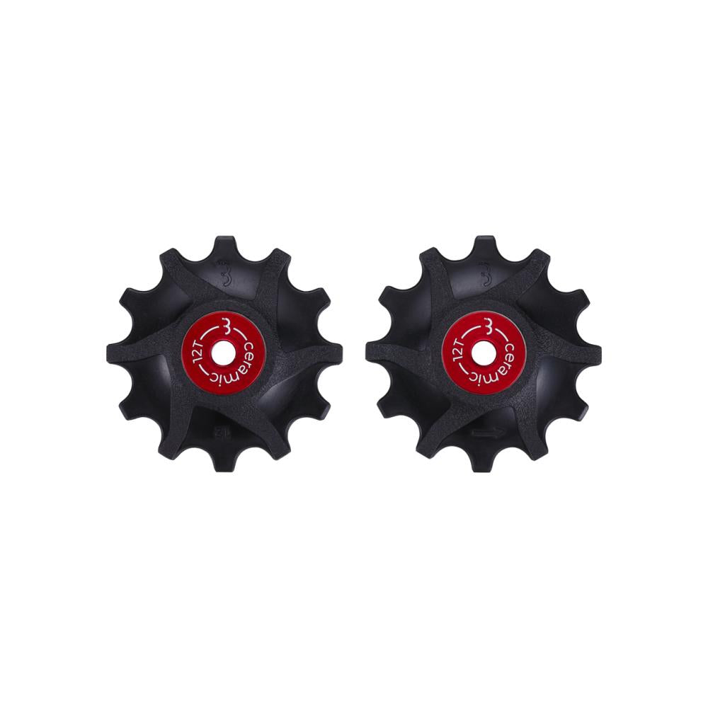 BBB Cycling Schaltungsrädchen RollerBoys Ceramic 12-Z 12 schwarz - leichte, reibungsarme Performance