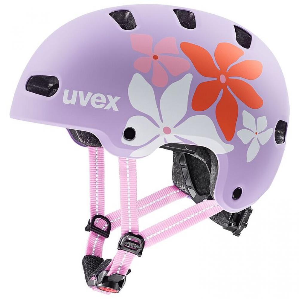 uvex kid 4 style flower lilac matt | 51-55