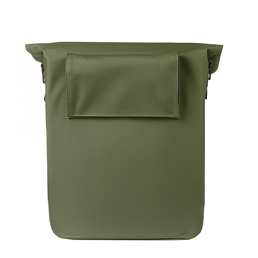 Basil City Fahrradshopper 14-16 Liter - MIK Hooks Einzeltasche mit Magnet-Faltverschluss - Gepäckträgertasche - Fahrradträger