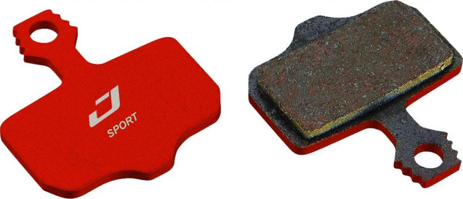 Jagwire Bremsbeläge Disc Sport Semi-Metallic für SRAM Guide & Code - Rot