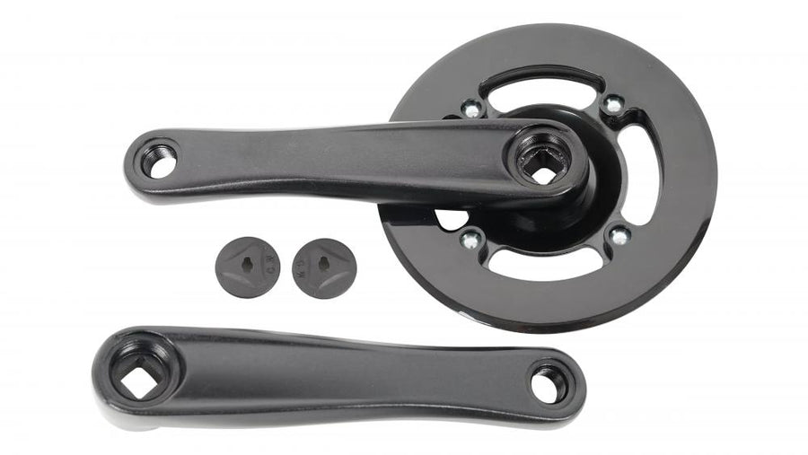 KIDS Kurbelarm CRK KIDS - 152MM L+R ARMS ALLOY SQUARE-TAPER 30T RIVETED RING 1X9-SPD W/ BASH GUARD (NO BB) - Kettenblatt