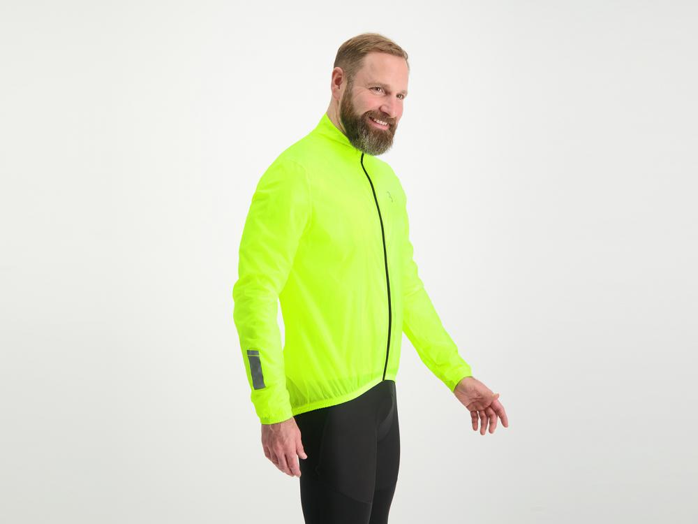 BBB Cycling BaseShield BBW-148 Fahrradjacke S neon gelb - leichte, winddichte Regenjacke