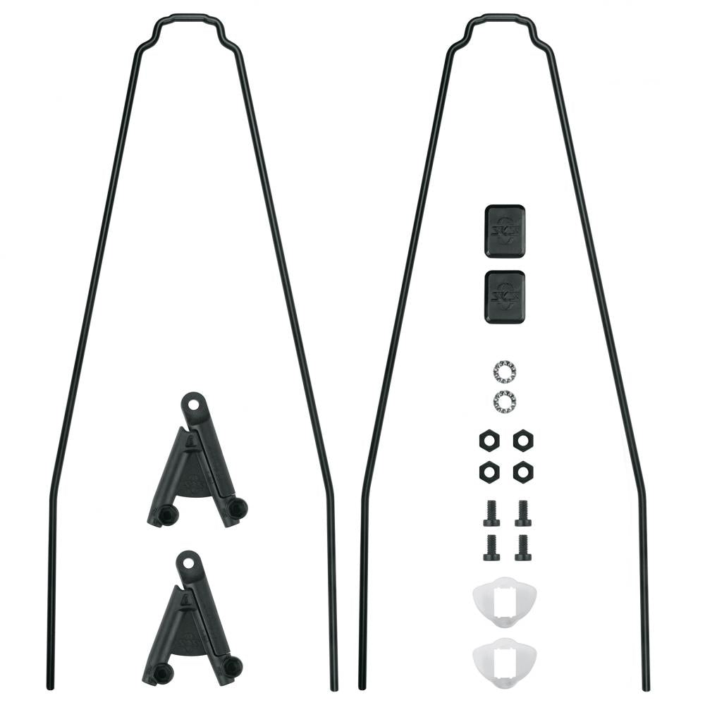 SKS Bluemels Style 46 Ersatzstreben-Set für 28\" Schutzbleche, 365 mm Hinterrad, inkl. ESC-V-Adaptern, schwarz