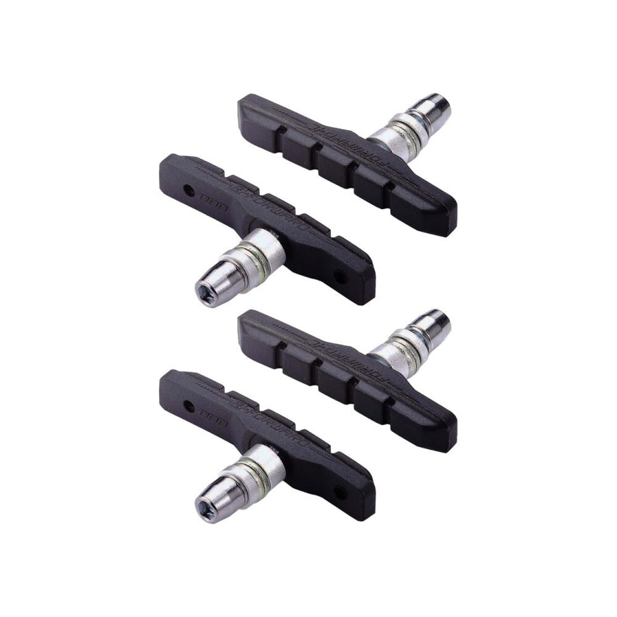 BBB Cycling BBB Bremsschuhe VeeStop schwarz Standardgröße schwarz - starke V-Brake-Bremsleistung