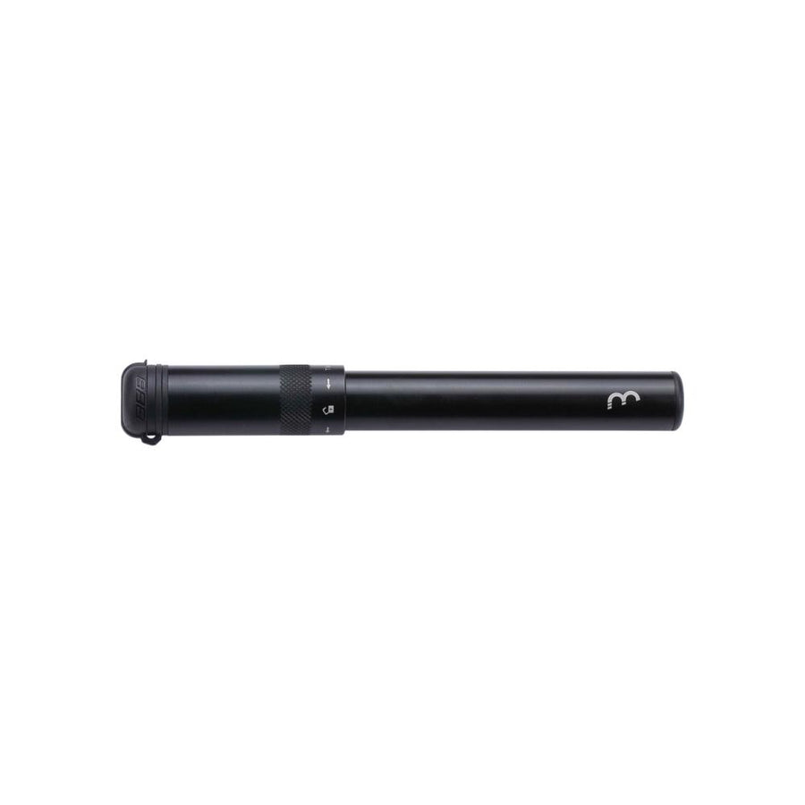 BBB Cycling BBB Minipumpe EasyRoad 185mm schwarz - kompakte 185 mm Rennradpumpe für unterwegs