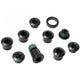 SRAM Kettenblattschrauben Red / Force 22 Aluminium schwarz - 5er Set für 110mm BCD Rennradkurbeln