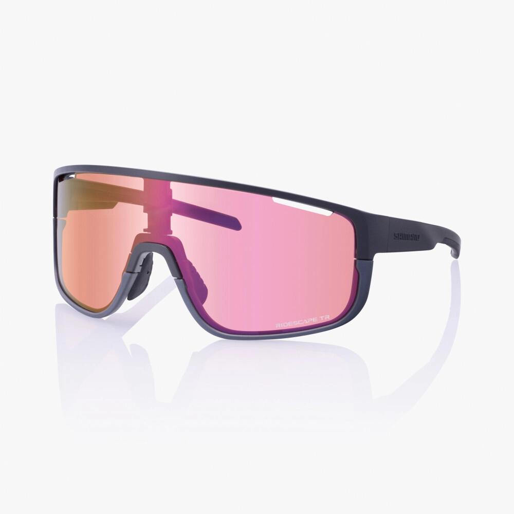 SHIMANO BRILLE PULSAR RIDESCAPE TR Größe M Matt Black - wandelbare Performance-Brille