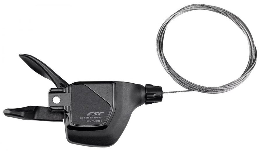 MICROSHIFT Flow-Set Control SL-SCN05 - 5-Gang Schaltgriff mit Schaltzug 2140mm (Shimano kompatibel) - Schaltwerk