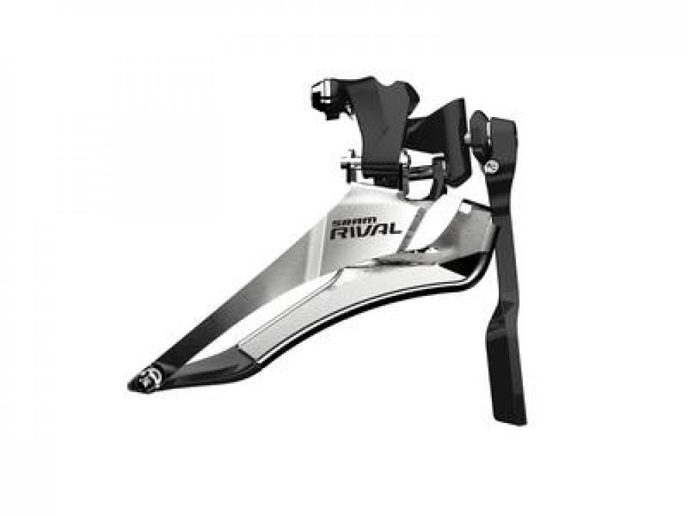 SRAM Umwerfer Rival 22 Yaw Anlöt mit Kettenfänger - Präzise 2x11-Rennrad-Schaltperformance