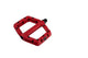Race Face Chester Large Plattform-Pedal, red - robustes MTB-Flatpedal mit sicherem Grip