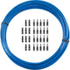 Jagwire KEB-SL Bremszugaußenhülle 5 mm x 10 m Blau - Kevlar-verstärkt mit Slick-Lube-Liner