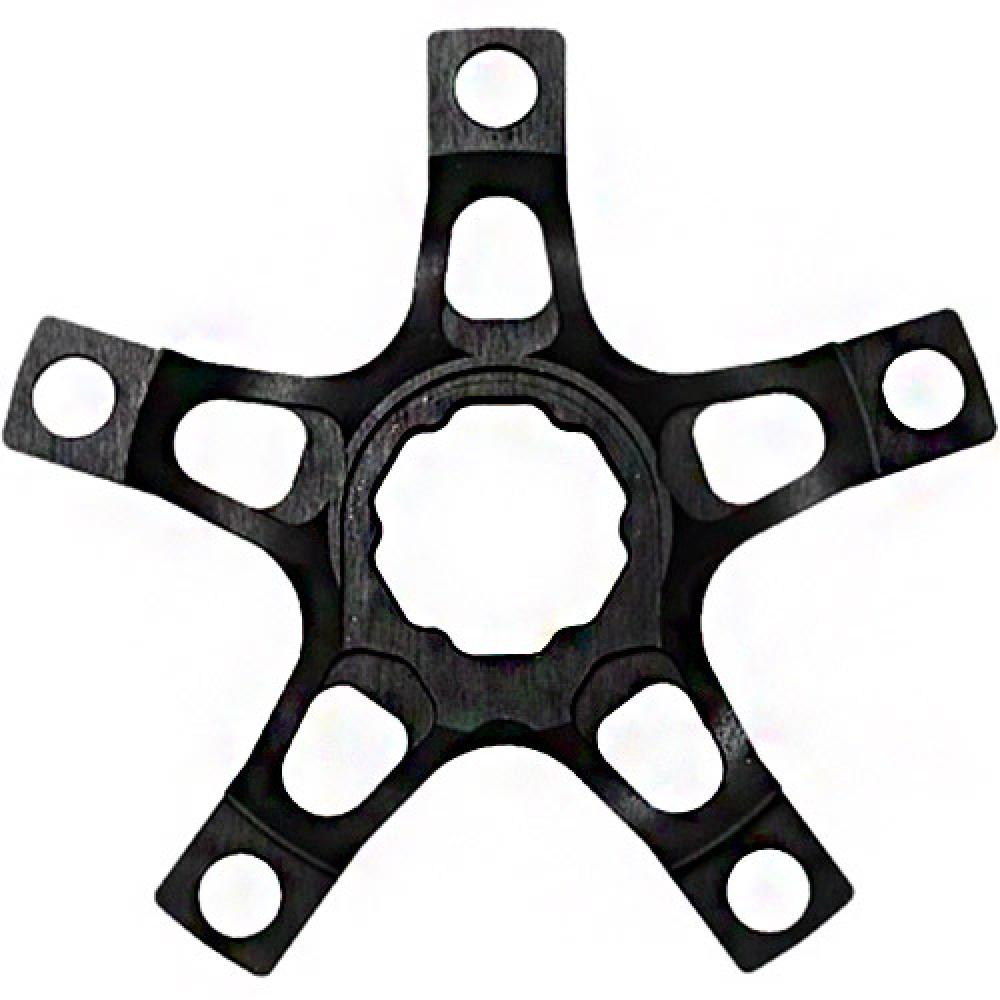 TA Adapter für CARMINA Kurbelset 5-Arm 2-Fach Aluminium 110/110mm schwarz