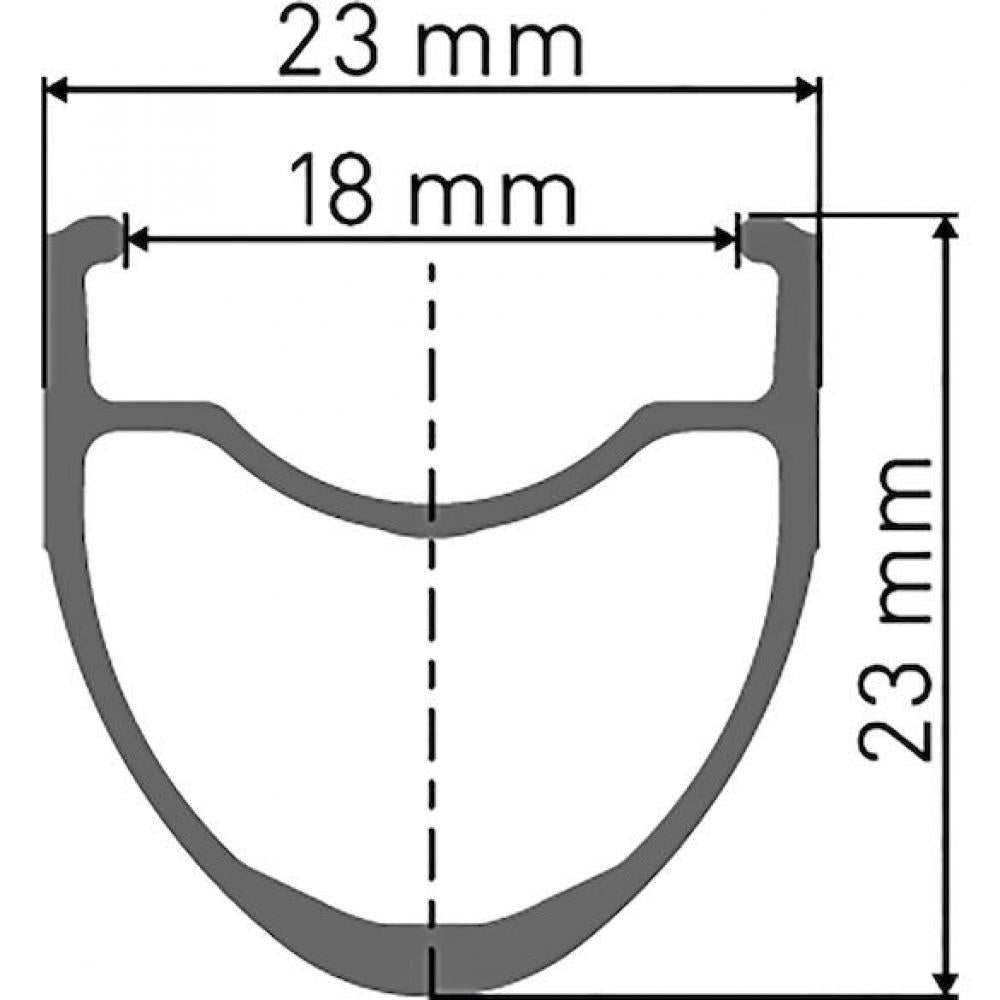 DT Swiss Felge R 460 28"/700C 24 Loch Schwarz - leichte Allround-Rennradelge
