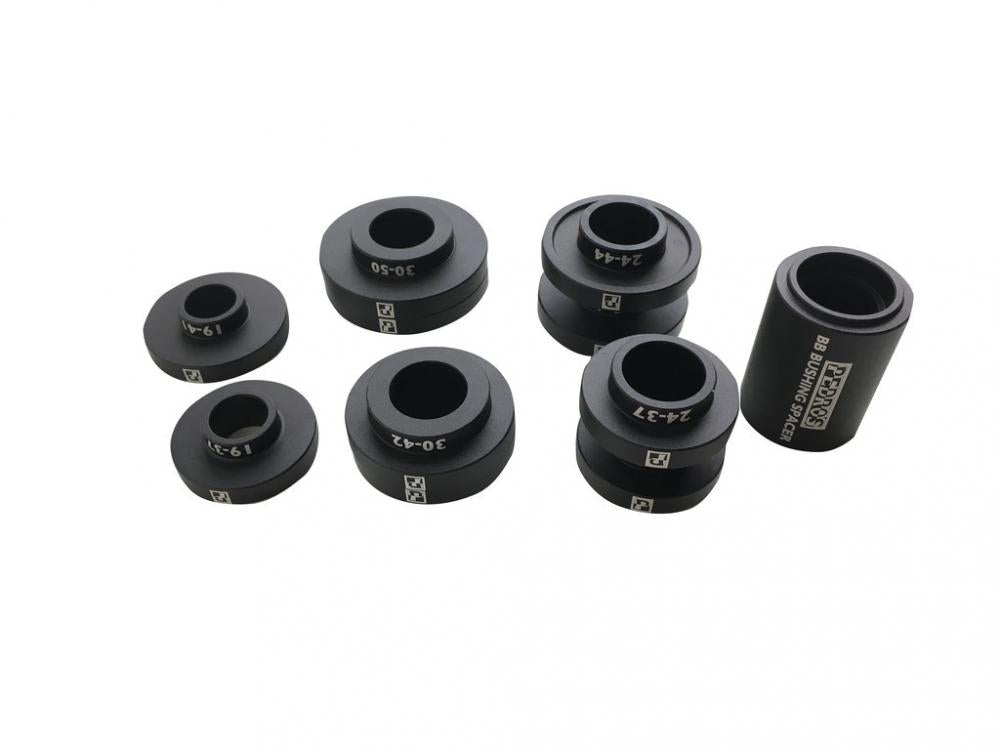 Pedros Pressfit-Innenlager-Adapter Set für Fahrräder, u.a. 18.4mm und 14mm für 19-37, 19-41.